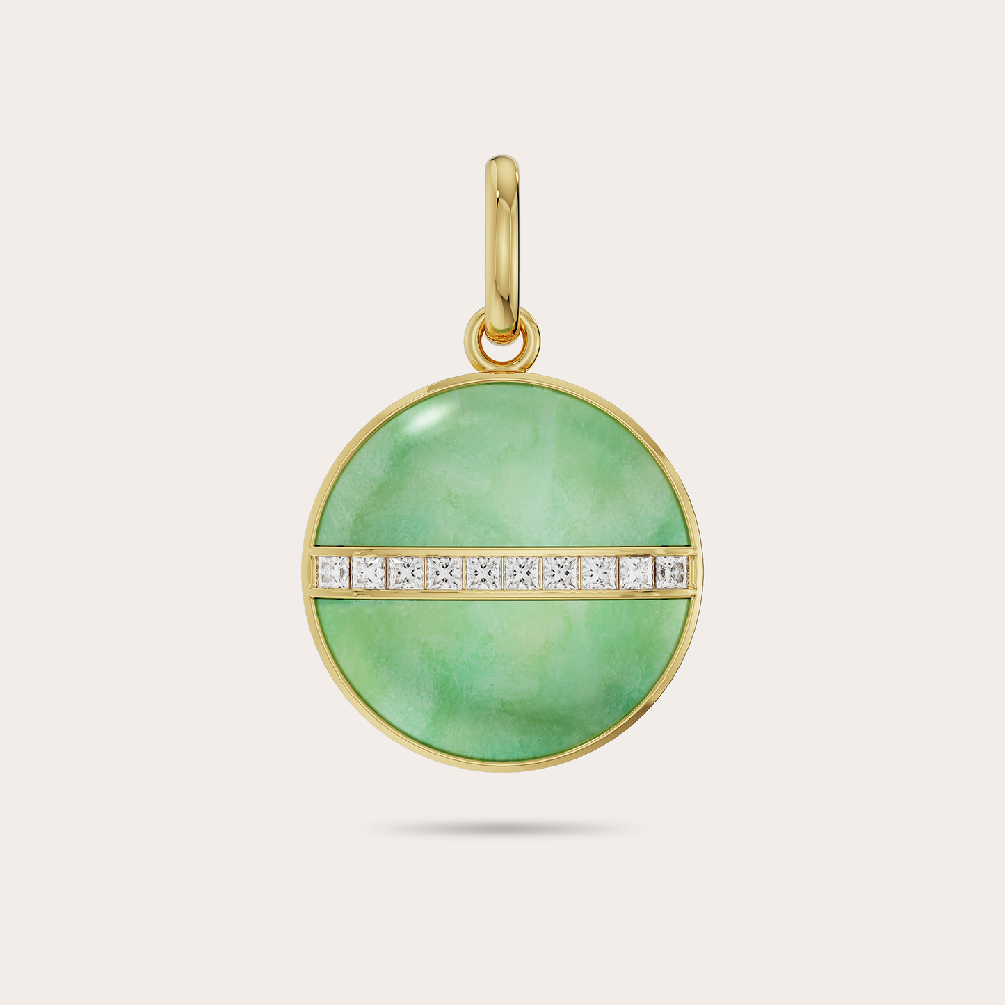 Jade + Diamond Universe Pendant