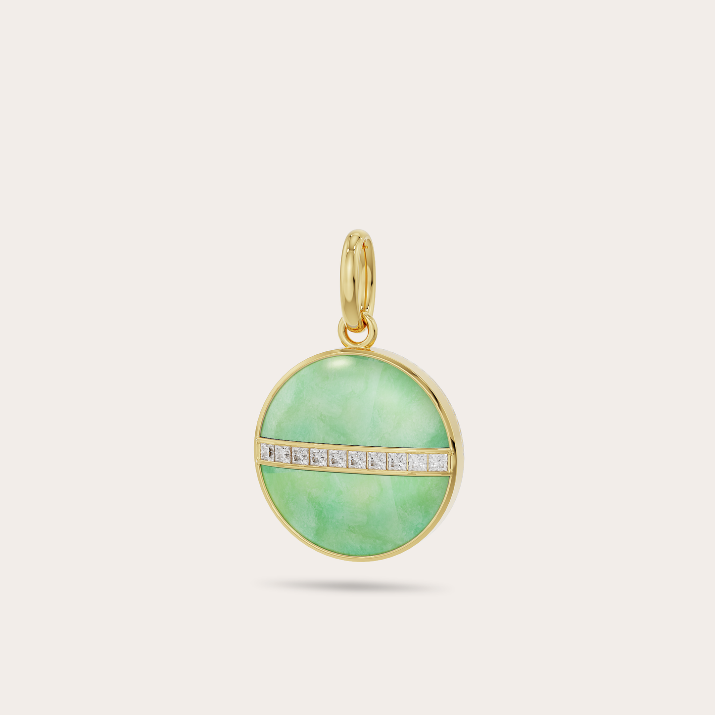 Jade + Diamond Universe Pendant